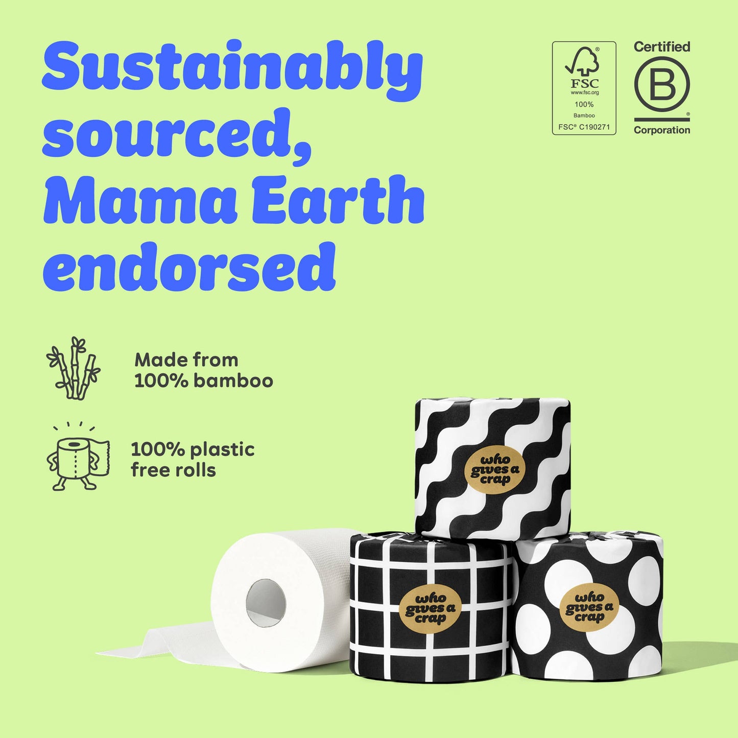 Extra Soft Double Length Toilet Roll (4 pack)