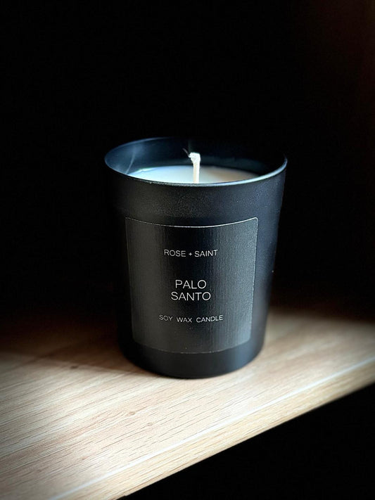 Rose+Saint Palo Santo Candle