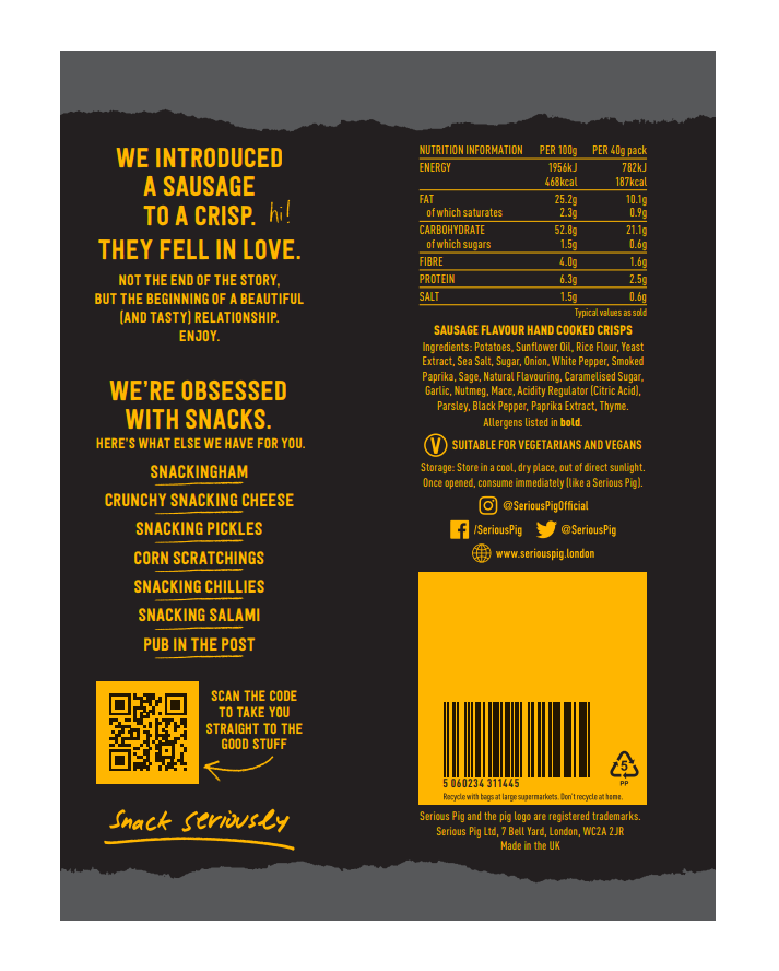 Sausage Flavour Crisps