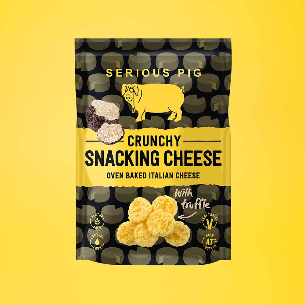 Crunchy Snacking Cheese with Truffle