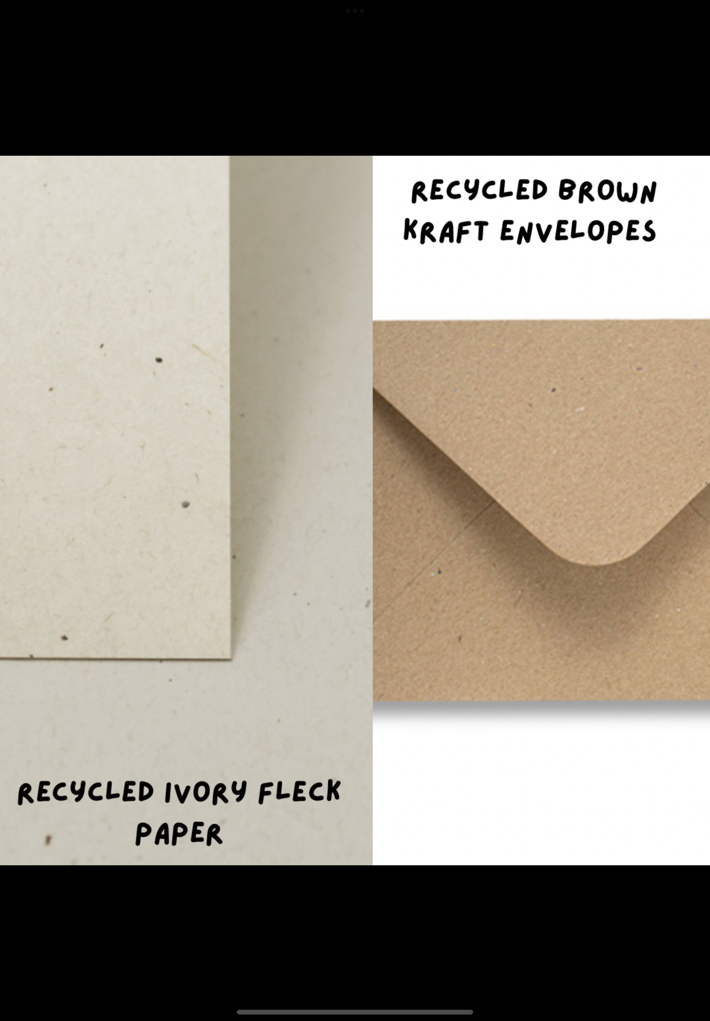 Very Merry Christmas A6/5x7 Christmas card: Card Clasp (Plastic Free) / A6