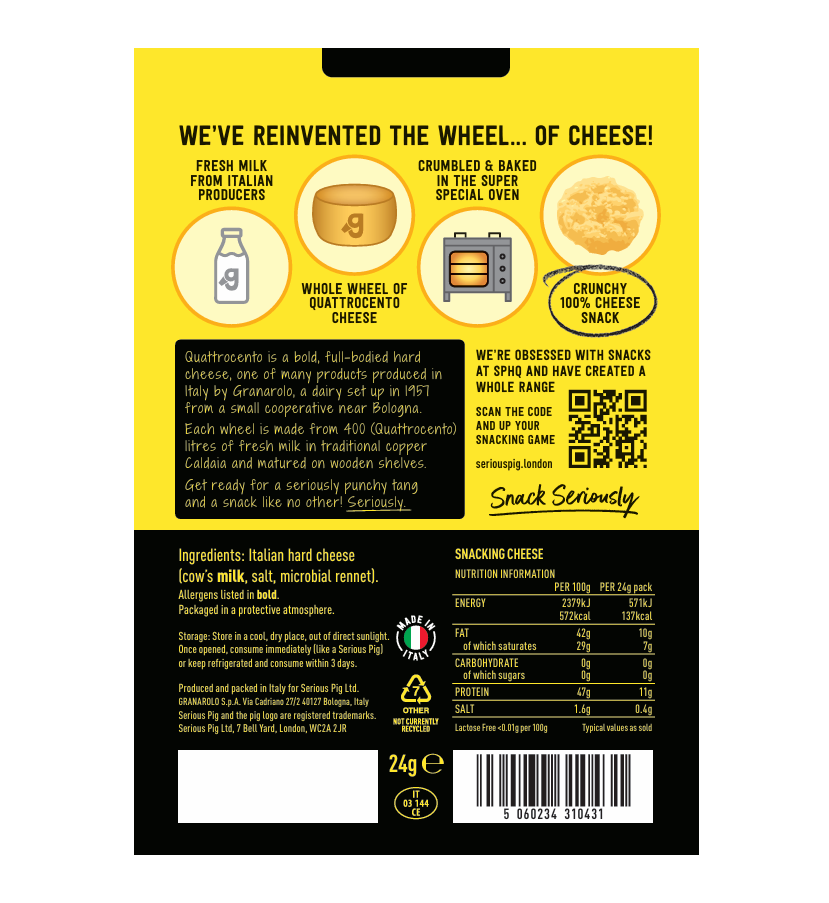 Crunchy Snacking Cheese