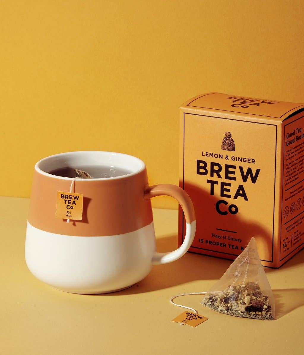 Brew Tea  Lemon & Ginger 15 Proper Teabags