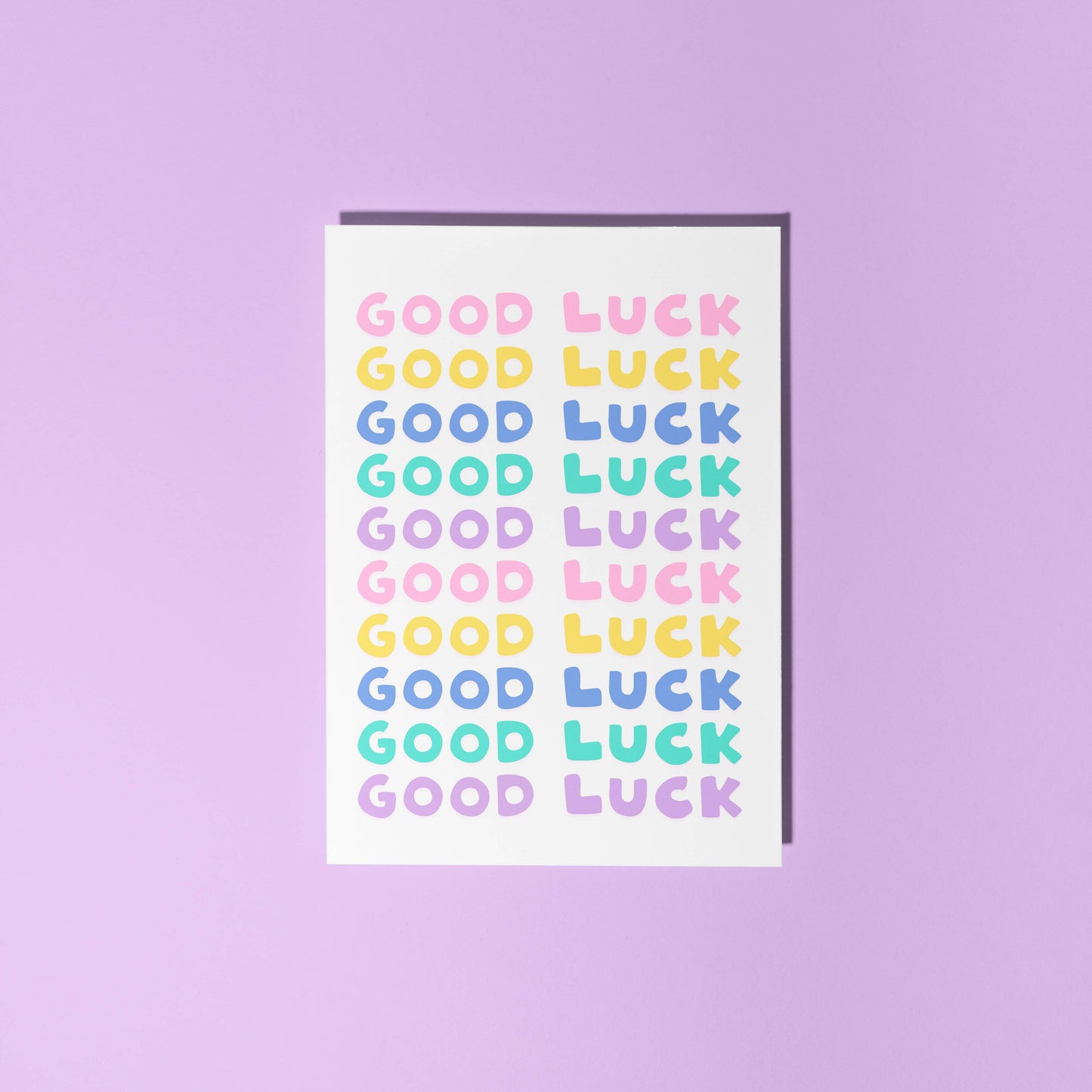 Good Luck - Leaving Card - Pick Me Up - A6 Greetings Card